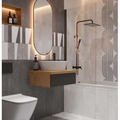 Плитка Бордо геометрия 250x500