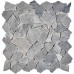 Мозаика PIX263 Grey из мрамора матовая 305х305x6