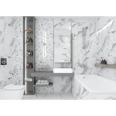 Плитка 18-03-01-3620 Bering Декор белый 30х60