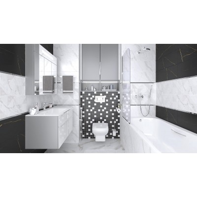 Плитка Вставка Бордо D 250x500