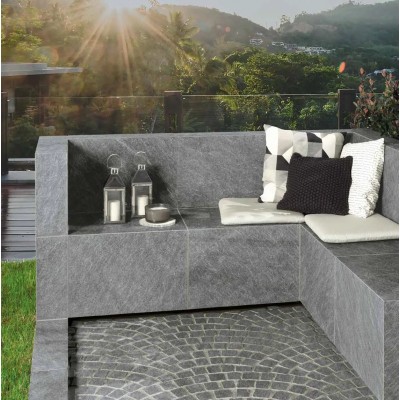 Керамогранит 620090000620 Бортик Дженезис Силвер грип Х2 30х60