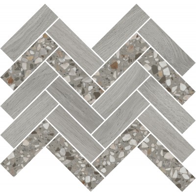 Мозаика T042/SG5267 Монтиони мозаичный серый 34x35,5