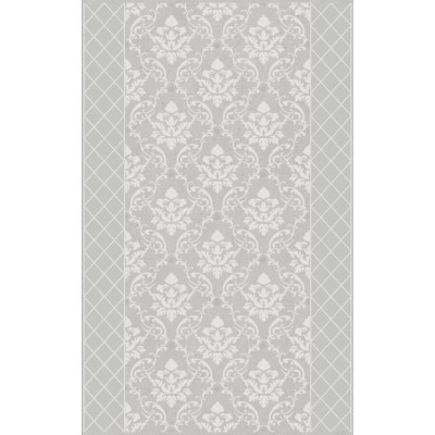 Плитка AZ/A053/6424 Декор Мотиво серый светлый глянцевый 25x40