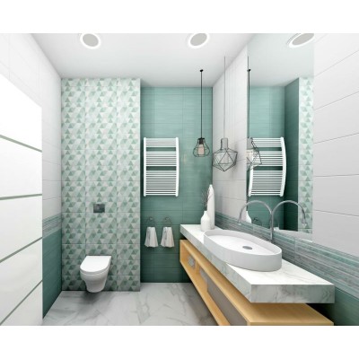 Плитка 04-01-1-08-05-71-2341-0 Декор Блум бирюзовый 20x40