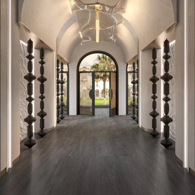 Керамогранит KM8016G0091R Портленд бежевый тёмный матовый обрезной 80x160x0,9