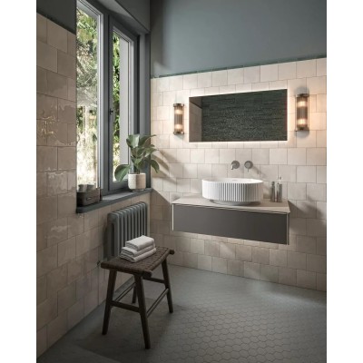 Плитка KMD2MSM003BN Декор Фес мозаичный зелёный глянцевый 15x15x0,77