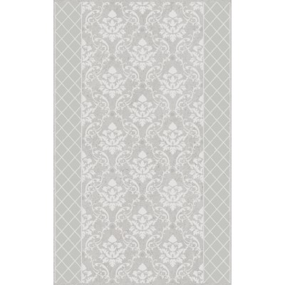 Плитка AZ/A053/6424 Декор Мотиво серый светлый глянцевый 25x40