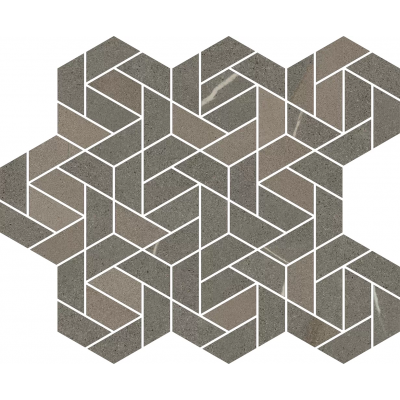 Мозаика 620110000157 Metropolis Arcadia Brown Mosaico Icon 28.6x34.7