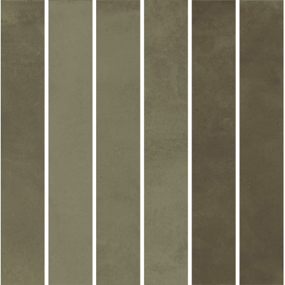 Плитка KMD2MSM003BN Декор Фес мозаичный зелёный глянцевый 15x15x0,77