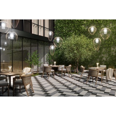 Керамогранит SG1598N Фреджио черный матовый 20x20x8