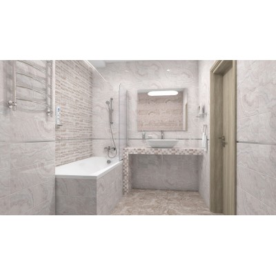 Плитка Marmo коричневый мозаика 17-11-15-1190 20х60