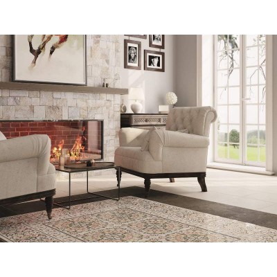 Плитка 15134 Лирия коричневый 15x40