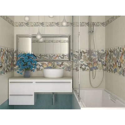 Плитка Киана Пепела бордюр 27.8x5