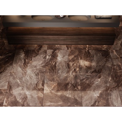 Керамогранит MOGXL5001 Marble Brown полированный 80x160x9