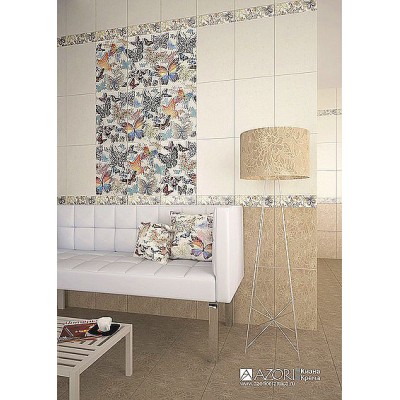 Плитка Киана Пепела бордюр 27.8x5