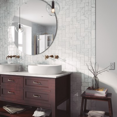 Плитка 23083 Carrara Metro 7,5х15