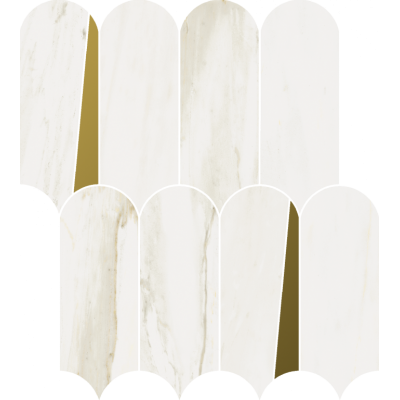 Мозаика 620110000231 Stellaris Carrara Ivory Mosaico Elegant Lux 32.5x36.1