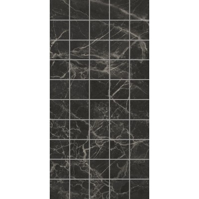 Плитка KMD2PTG004BR Декор чипсет Коррер чёрный глянцевый обрезной 30x60x0,9