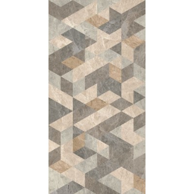 Керамогранит K951329LPR01VTET Marmostone Декор Микс Гео 7ЛПР R9 9мм 60x120