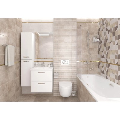 Плитка 08-00-06-2457 Atlas серый микс 20х40