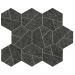 Мозаика A7C2 Boost Stone Tarmac Mosaico Hex 25x28,5
