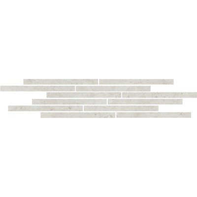 Мозаика T025/11206 Декор Карму мозаичный серый светлый матовый 75х15