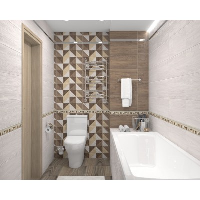 Плитка 34007 Village беж микс 25х50