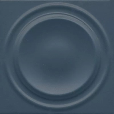 Плитка OBE004 Декор Аква Альта 2 синий матовый структура 20x20x0,95