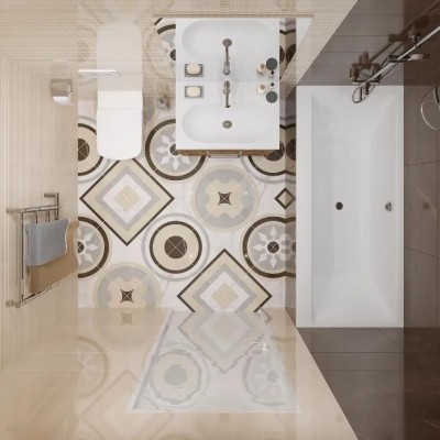 Мозаика K-1000/MR/m13 Marble Trend Carrara 30,7х30,7