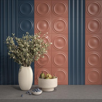 Плитка SOA002 Декор Аква Альта 1 бежевый матовый структура 20x20x0,95