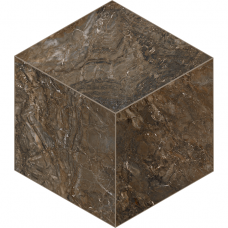 Мозаика BR04 Bernini Cube Dark Brown Мозаика неполированная 29x25