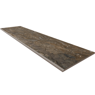 Ступени BR04 Bernini Dark Brown Ступень неполированная 30x120