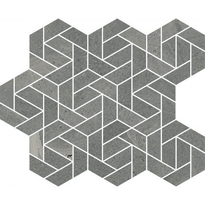 Мозаика 620110000156 Metropolis Graphite Dark Mosaico Icon 28.6x34.7