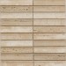 Мозаика PIX343 Yellow Travertine, Concave матовая 30х151 305х318х12