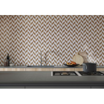 Мозаика O-LYN-WIE032 Love You Navy мозаика A сатиновая синий 29x29