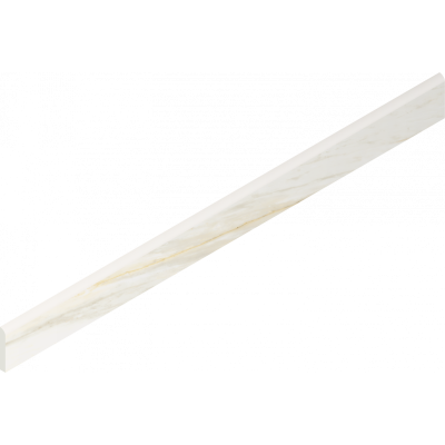 Керамогранит 610130007465 Stellaris Carrara Ivory Battiscopa Nat 7.2x80