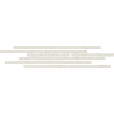 Мозаика T025/11205 Декор Карму мозаичный бежевый светлый матовый 75х15