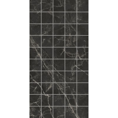 Плитка KMD2PTG004BR Декор чипсет Коррер чёрный глянцевый обрезной 30x60x0,9