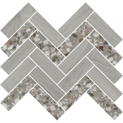 Мозаика T042/SG5267 Монтиони мозаичный серый 34x35,5