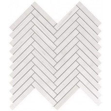 Плитка 9SHD Marvel Bianco Dolomite Herringbone Wall 30,5x30