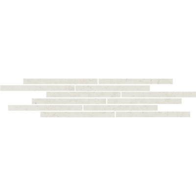 Мозаика T025/11205 Декор Карму мозаичный бежевый светлый матовый 75х15