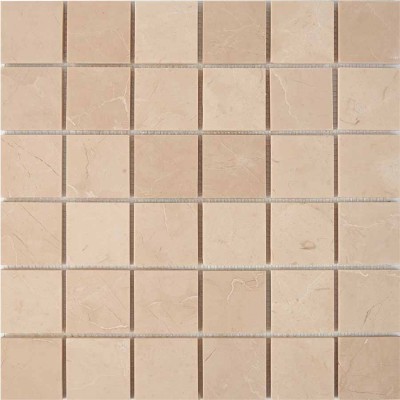 Мозаика PIX228 Crema Nova из мрамора полированная 48x48 305х305x6