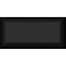 Плитка 16033 Граньяно черный грань 7.4*15