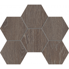 Мозаика Мозаика KW03 Kraft Wood Wenge Hexagon структурированный 25x28,5