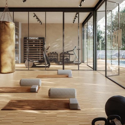 Керамогранит PF60012463 Four Seasons Chevron Chocolate Nat 7,5x40,7