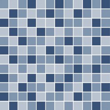 Мозаика KMD2MSM008MN Декор Темари мозаичный микс синий матовый 29,8x29,8x0,35