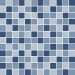 Мозаика KMD2MSM008MN Декор Темари мозаичный микс синий матовый 29,8x29,8x0,35