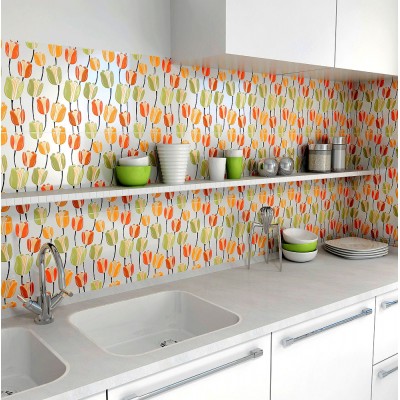 Плитка POD003 Бисер прозрачный цветной 20*0,6