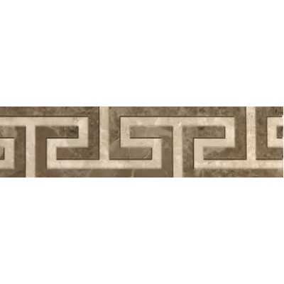 Плитка Saloni brown border 02 7.5*30