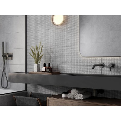 Плитка 010100001559 Ритм серый низ 02 25x40